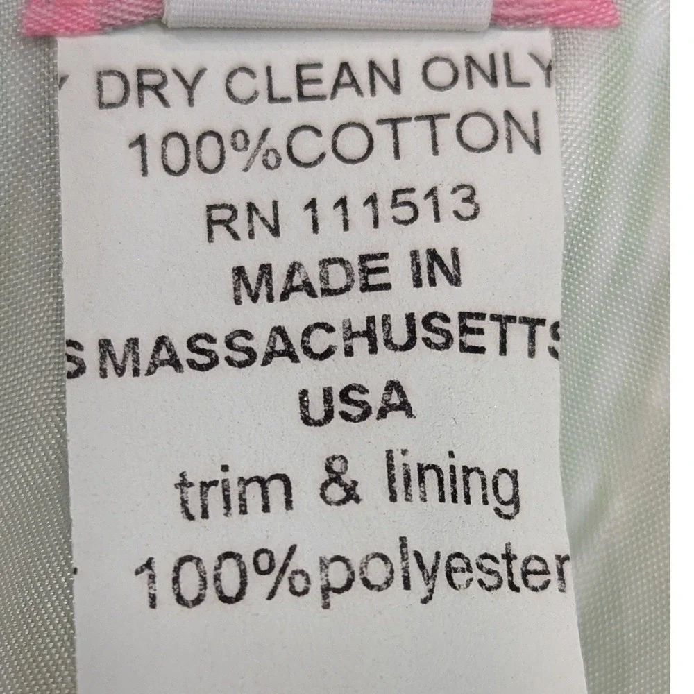 Molly B. White Eyelet Green Striped Lined Skirt Sz 8 Cottagecore Preppy Romantic